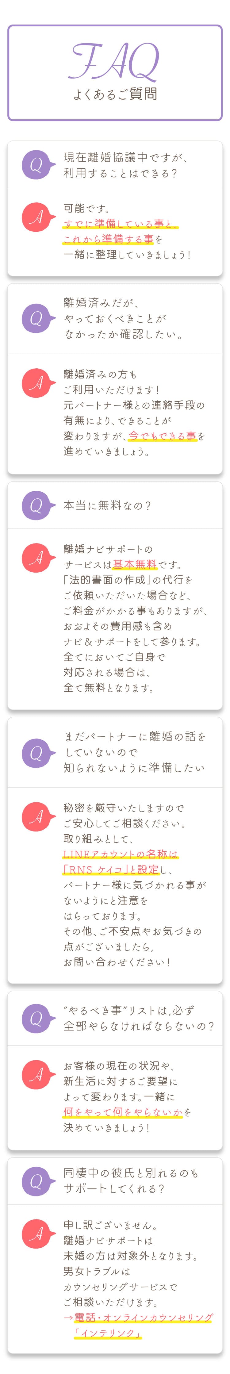 FAQ:よくあるご質問